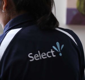 Uniform worn by Select commercial cleaners Auckland wide.